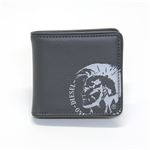DIESEL（ディーゼル） Happy Hiresh Small ブレイブマンロゴ 小銭入れ付 二つ折り財布 グレー系 ≪2013AW≫ X00878 PS386 T8085 Castlerock