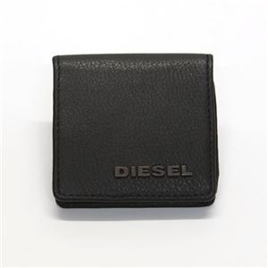 DIESEL（ディーゼル） JEM WALLETS Ziggy コインケース 小銭入れ カウレザー ブラック ≪2013AW≫ X01974 PS777 T8013 Black