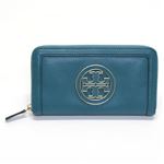 TORY BURCH（トリーバーチ） AMANDA アマンダ ラウンドファスナー長財布 エレクトリックイールブルー ≪2013AW≫ 32139029 301 ELECTRIC EEL