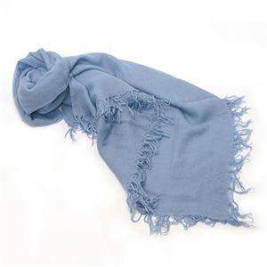CHAN LUU（チャンルー） カシミア＆シルクスカーフ マフラー 大判ストール マフラー カシミアブルー BRH-SC-140／Cashmere Blue
