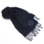 OROBIANCO（オロビアンコ） Orobianco UK ラムウール100% ロゴ刺繍入り メンズマフラー ネイビー ≪2013AW≫ OBJS-1301 SD0707 NAVY