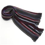 Paul smith（ポールスミス） メンズ リバーシブル ウール マフラー ストール マルチストライプ ブラウン系 ≪2013AW≫ AJXA 181G S16 E