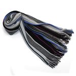 Paul smith（ポールスミス） メンズ アンゴラ混ウールマフラー ストール マルチストライプ グレー系 ≪2013AW≫ AJXA 471B S555 B