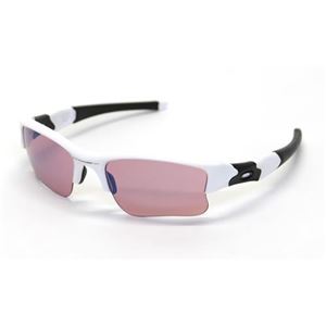 OAKLEY（オークリー） サングラス 03-908 FLAK JACKET XLJ ポリッシュドホワイト G30イリジウム