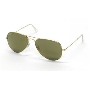 RayBan（レイバン） サングラス アビエーター RB3025 W3276 （並行輸入品） ゴールド グレーグリーンゴールドミラー