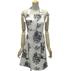 Jessie Steele（ジェシースティール） オシャレでキュートなファッションエプロン ≪2013AW≫ Vintage Floral Purple フラワーモチーフ ナチュラル×パープル 305-JS-236PM