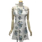 Jessie Steele（ジェシースティール） オシャレでキュートなファッションエプロン ≪2013AW≫ Vintage Floral Blue フラワーモチーフ ナチュラル×ブルー 456B-JS-236BM