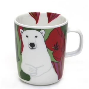 marimekko（マリメッコ） NANUK MUG ナヌク 北極グマモチーフ シロクマ アイスベアー マグカップ 250ml シロクマ アイスベアー 63783-130