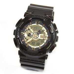 CASIO（カシオ） 「G-SHOCK 海外モデル」 ヘビロテ確実なアナデジ 「Garish Gold Series（ガリッシュゴールドシリーズ）」 GA110BR-5A