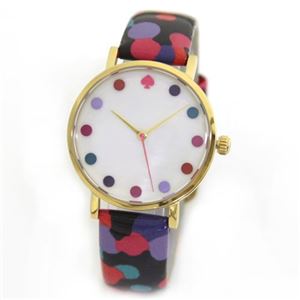 KATE SPADE（ケイトスペード） metro（メトロ） POPなカラーリングでキュートなレディス・レザーストラップ・ウオッチ 1YRU0265