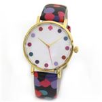 KATE SPADE（ケイトスペード） metro（メトロ） POPなカラーリングでキュートなレディス・レザーストラップ・ウオッチ 1YRU0265