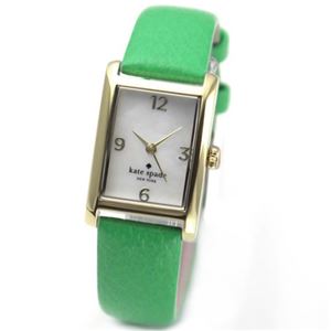 KATE SPADE（ケイトスペード） Cooper Strap （クーパー ストラップ） シェルダイヤルとエンボス加工レザーストラップのドレッシーなレディス・ウオッチ。 1YRU0208