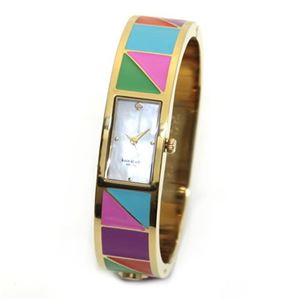 KATE SPADE（ケイトスペード） carousel（カルーセル） POPなマルチカラー・バングル。レディス・ブレスウオッチ。 1YRU0187