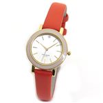 KATE SPADE（ケイトスペード） metro mini（メトロミニ） ヴィヴィッドなオレンジカラーにドレッシーなパステルピンクカラーベゼル。キュートな女子ウオッチ。 1YRU0272