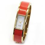 KATE SPADE（ケイトスペード） carousel（カルーセル） ヴィヴィッドなオレンジカラー・バングル。レディス・ブレスウオッチ。 1YRU0308