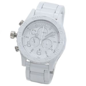 NIXON（ニクソン） THE 42-20 CHRONO（フォーティーツートゥエンティー・クロノ） オールホワイト・カラーのモテ系クロノグラフウオッチ A037-1255