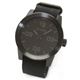 NIXON（ニクソン） Corporal（コーポラル） オールブラックカラーのミリタリーテイストウオッチ。キャンパスストラップ A243-001