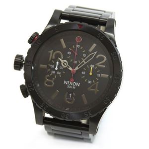 NIXON（ニクソン） THE 48-20 CHRONO（フォーティエイト・トゥエンティ・クロノ） 人気のフォルムにNEWサイズが誕生。ダイヤルのカラーアクセントが魅力のモテ系1／10クロノグラフウオッチ A486-1320