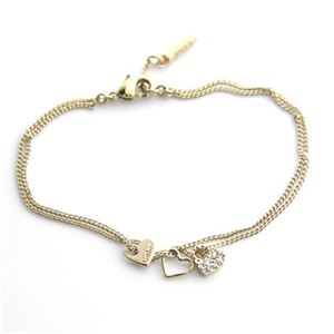 Chloe（クロエ） アクセサリー ハートモチーフ ブレスレット CRYSTAL 2B0672 AY6／093