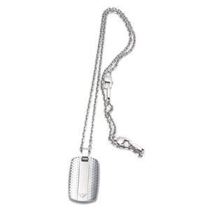 EMPORIO ARMANI（エンポリオアルマーニ） アクセサリー イーグルプレート ネックレス シルバー EGS1844040