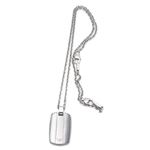 EMPORIO ARMANI（エンポリオアルマーニ） アクセサリー イーグルプレート ネックレス シルバー EGS1844040