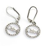 Chloe（クロエ） アクセサリー ロゴ ピアス シルバー×クリスタル 2E0523 AK9／03C