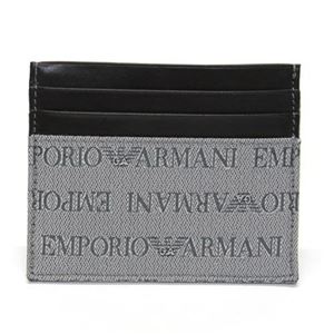 EMPORIO ARMANI（エンポリオアルマーニ） ロゴ織り メンズ カードケース 名刺入れ YEM320 YCF04 88764