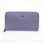 DIESEL（ディーゼル） GEMSTUDS Granato ラウンドファスナー長財布 ラムレザー ライトパープル X02061 PR472 H4880 Wisteria