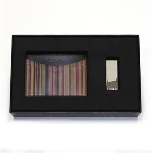 Paul smith（ポールスミス） 【メンズ・ギフトセット】 カードケース 名刺入れ+マネークリップ AKXX CSET VINT1 1A Vintage