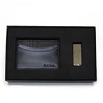 Paul smith（ポールスミス） 【メンズ・ギフトセット】 カードケース 名刺入れ+マネークリップ AKXX CSET W502 B1 Black