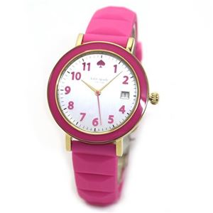 KATE SPADE（ケイトスペード） metro（メトロ） POPでキュートな柔らかラバーのレディス・・ウオッチ 1YRU0415