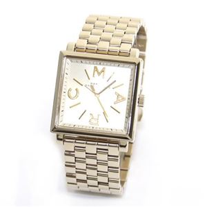 MARC BY MARC JACOBS（マークバイマークジェイコブス） ドレッシーなスクエアフェイスのレディス・ブレスウオッチ MBM3259