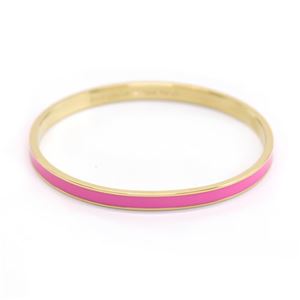 KATE SPADE（ケイトスペード） IDIOM BANGLES 内側にさりげなく刻印された「HOT TO TROT」のロゴがキュートなバングル WBRU4357-952