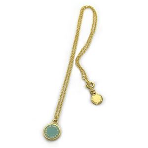 MARC BY MARC JACOBS（マークバイマークジェイコブス） Enamel Disc Pendant マークロゴの入ったディスクアイコンが可愛いネックレス ≪2014SS≫ M0002762-314