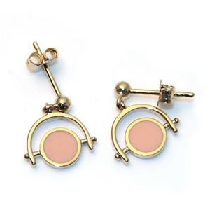 Chloe（クロエ） アクセサリー BOUCLE DOREILL ピアス PEACH PINK 2E0543 AZ2／31E