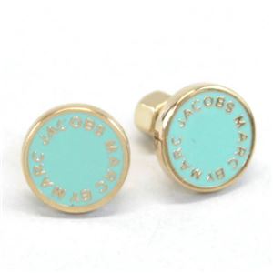 MARC BY MARC JACOBS（マークバイマークジェイコブス） Classic Marc Enamel Logo Disc studs ロゴ ディスク ピアス ≪2014SS≫ M0002772-314 81738 Dusty Jade Green