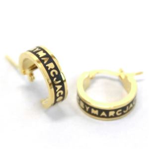 MARC BY MARC JACOBS（マークバイマークジェイコブス） Classic Marc Huggie Hopps ハギー フープス ロゴピアス M3PE575-062 80367 Black