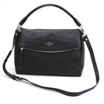 KATE SPADE（ケイトスペード） COBBLE HILL little minka コブラヒル 2WAY ショルダー・ハンドバッグ ソフトペプルドレザー ≪2014SS≫ PXRU3677 1 black