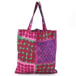 marimekko（マリメッコ） MUMMOLAN MARJAT BAG ムンモランマルヤット ベリーモチーフ ファブリック トートバッグ エコバッグ 64873 630 green／pink／red