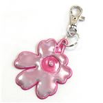 marimekko（マリメッコ） UNIKKO LUMINOUS TAG ウニッコ ケシの花モチーフ リフレクター ライトに反射して光るキーホルダー 60555 300 pink