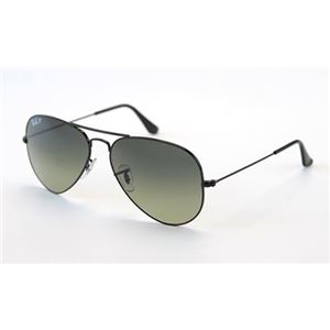 RayBan（レイバン） サングラス アビエーター RB3025 002／76 （並行輸入品） ブラック カーキグリーングラディエントポラライズド 偏光レンズ
