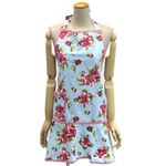 Jessie Steele（ジェシースティール） セレブ愛用♪オシャレでキュートなファッションエプロン ≪2014SS≫ Pink Magnolias ピンクマグノリアス フラワープリント 107-JS-250