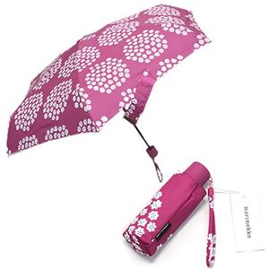 marimekko（マリメッコ） PUKETTI MINI MANUAL UMBRELLA プケッティ ブーケモチーフ ミニマニュアル コンパクト 折りたたみ傘 アンブレラ 38656 316 pink／white／green