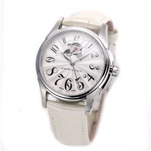 HAMILTON（ハミルトン） Jazzmaster Lady Auto （ジャズマスター レディ オート） レディス・ホワイトレザーウオッチ H32365313