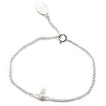 Vivienne Westwood（ヴィヴィアンウエストウッド） タイニー バス レリーフ オーブ ブレスレット・シルバー／シルバー MT12650
