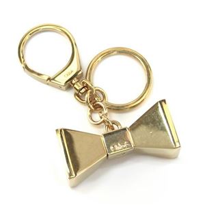 Chloe（クロエ） BOBBIE KEY RING ボビー リボンモチーフ キーリング キーホルダー 3K0259 CJ2 91 GOLD