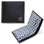 Gucci（グッチ） インターロッキングG 型押しカーフ 小銭入れ付 二つ折り財布 ブルー／エレクトリックブルー 256336 ARU5N 4073