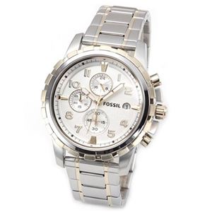 FOSSIL（フォッシル） 大きめインデックスで視認性の良い、スタイリッシュなクロノグラフウオッチ FS4795