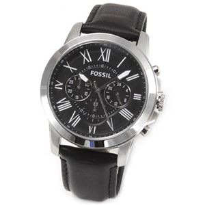 FOSSIL（フォッシル） 大きめインデックスで視認性の良い、スタイリッシュなクロノグラフウオッチ FS4812
