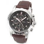FOSSIL（フォッシル） 大きめインデックスで視認性の良い、スタイリッシュなクロノグラフウオッチ FS4828
